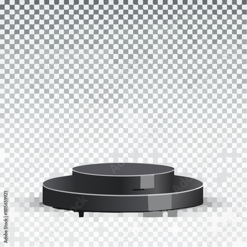 Sleek white robotic vacuum cleaner with dark gray top autonomous smart home cleaning device.