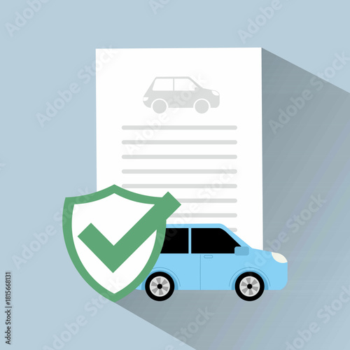 Car Insurance Concept Illustration