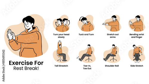 Office Chair Exercises for Rest Breaks