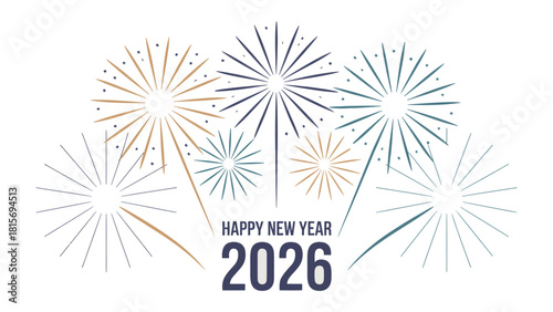 New Year Celebration Fireworks: Celebrate the arrival of 2026 with a vibrant display of fireworks, spreading joy and anticipation for the year ahead.
