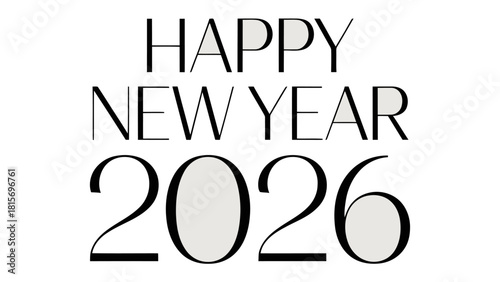 New Year Greetings 2026: A timeless expression of Happy New Year 2026, perfectly conveying the celebratory spirit of the upcoming year.