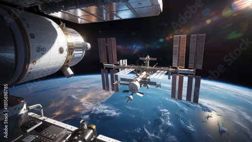 Fototapeta Naklejka Na Ścianę i Meble -  International space station