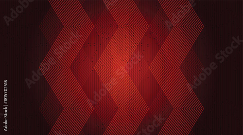 Red Neon Technology Background,Digital and electronic Concept design,Vector illustration.