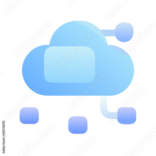 cloud computing concept, modern technology 