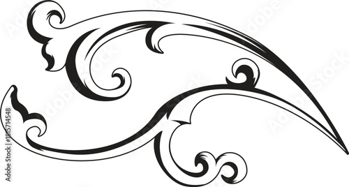 Abstract geometric composition with bold color accents and clean typography elements