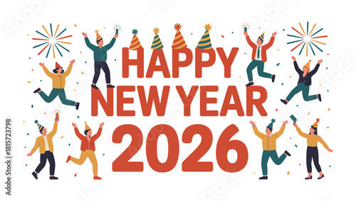 New Year 2026 Celebration: A vibrant and joyful celebration marks the dawn of a new year, filled with festivities, cheer, and the promise of fresh beginnings.