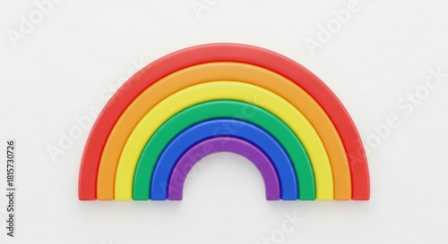 Vibrant rainbow arc displaying the beauty of diversity, a symbol of hope and inclusivity, celebrating LGBTQ pride and creating a colorful world for everyone