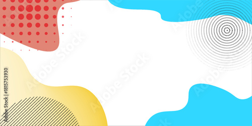 Colorful abstract geometric pop art background with wave pattern. modern vector illustration eps 10