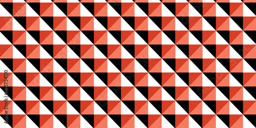 Vector repeating background of multicolored triangles