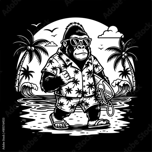 Gorilla Action Sports  And Summer Day Silhouette Bundle