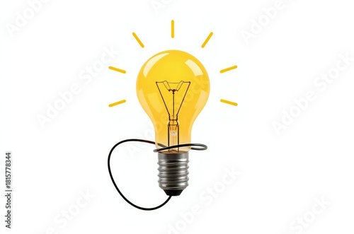 Idea concept, creative of simplifying complex process lightbulb, bulb sign, innovations, untangled of problem. Keep it simple business concept for project management, creativity,