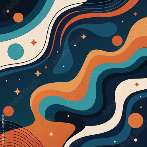 seamless pattern with sea shells