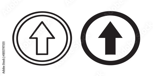 Free Download 
ofvs260 OutlineFilledVectorSign ofvs - arrow circle vector icon . up pointing sign . isolated transparent . outline and filled version . AI 10 / EPS 10 / PNG . g11600 - GFXLoad
