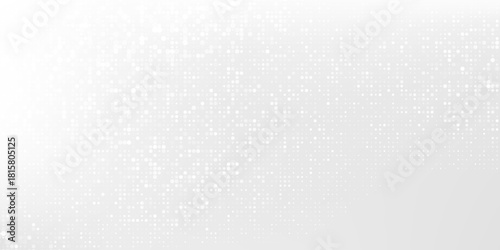 Dot scale background with metal mirror texture. Chrome gradient surface with light abstract simple art