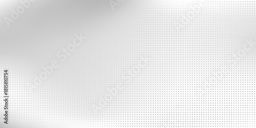 Dotted background with metal mirror texture. Chrome gradient surface with light gloss simple abstract modern art