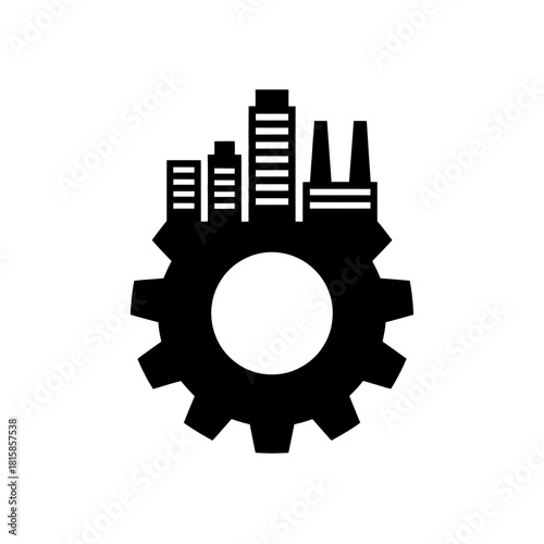 industry, factory, urban, cityscape, manufacturing, machinery, gear, engineering, construction, infrastructure, production, automation, technology, development, commerce, architecture, buildings, skyl