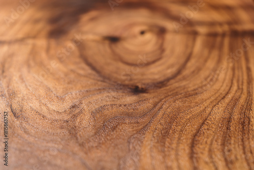 Angle closeup shot of black walnut wood surface