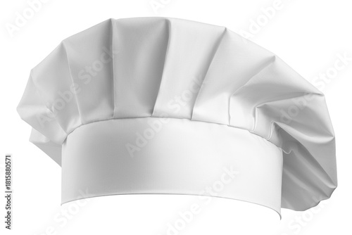 white Chef Hat isolated, full depth of field