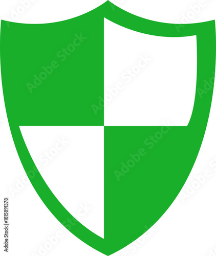 Shield Icon. Protect shield security line icons. Badge quality symbol, sign, logo or emblem. Сryptocurrency protection sign. Crypto currency security web button. Interface design element.