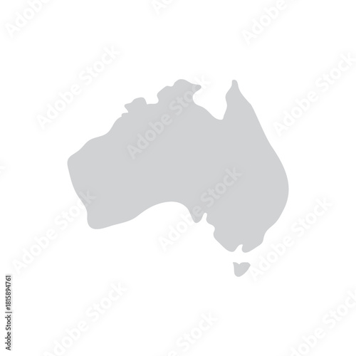 australia map geography icon
