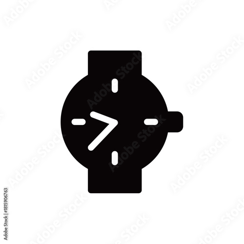 高級腕時計のシルエットアイコン