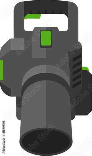Modern cordless leaf blower power tool on a white background.