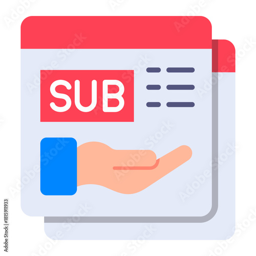 Subscription model Icon