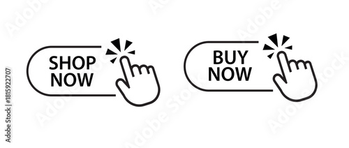 shop now button on white background	