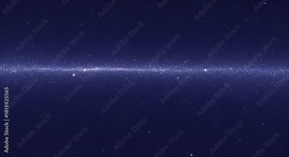 Obraz premium A captivating view of the Milky Way stretching across the night sky galaxy