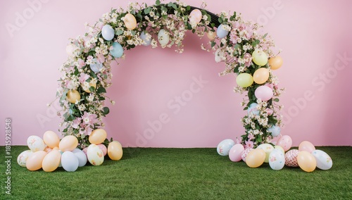 Happy Cartoon Eggs Smile and Cheer in a Colorful Field During a Sunny Day