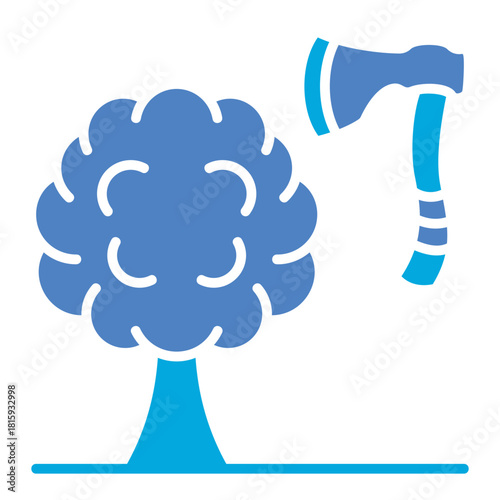 Tree cutting Icon