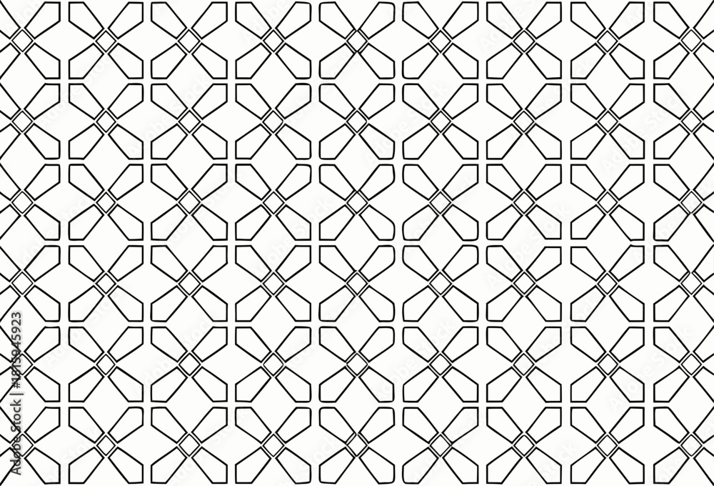 Fototapeta premium abstract geometric pattern background. Vector seamless pattern.ornamental style. Seamless design.