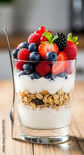 Berry Parfait Delight - A Healthy and Delicious Treat.