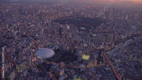 Wallpaper Mural 東京空撮 Torontodigital.ca