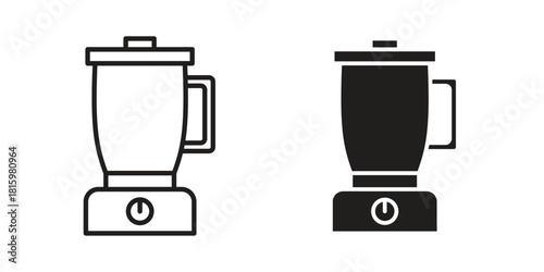 Blender icons in different style, sign or symbol, suitable for apps and websites