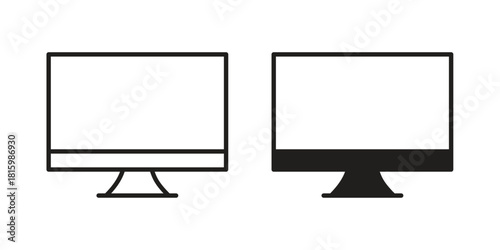 Desktop icons in different style, sign or symbol, suitable for apps and websites