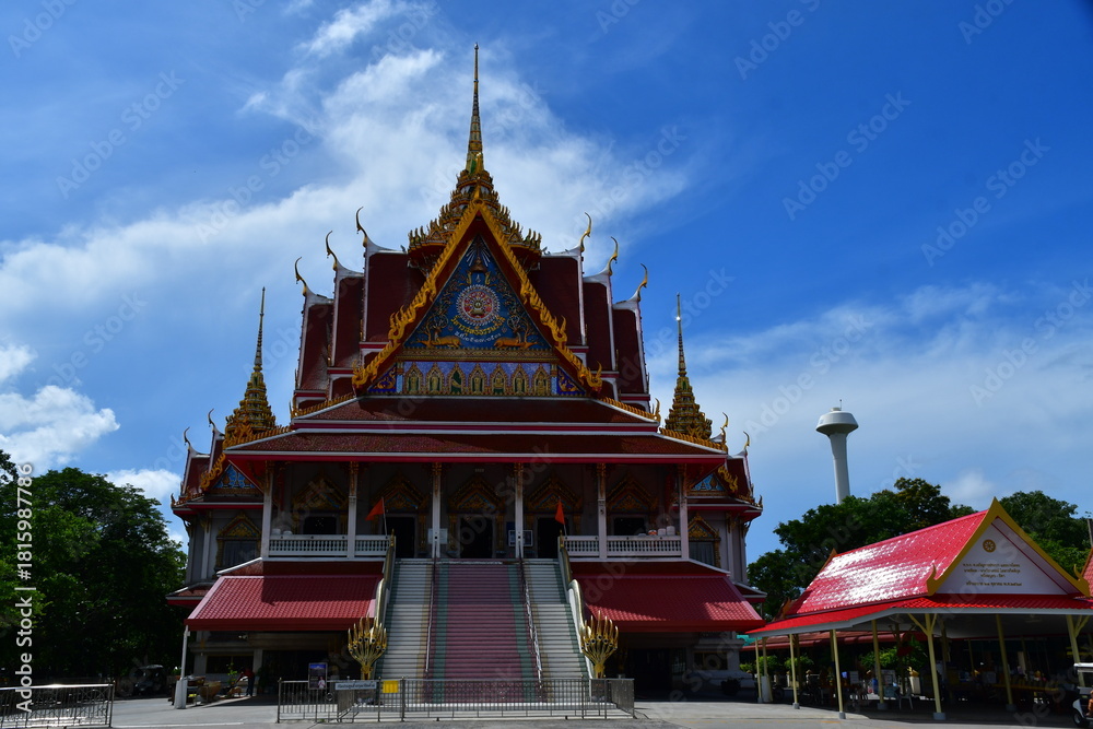 Naklejka premium タイバンコクのワット・アソカラーム