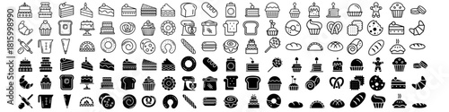 Bakehouse icon vector. Bakery illustration sign. Confectionery symbol. bakeshop logo. Food mark. Design for web.