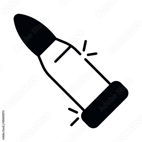 Trendy vector design of bullets