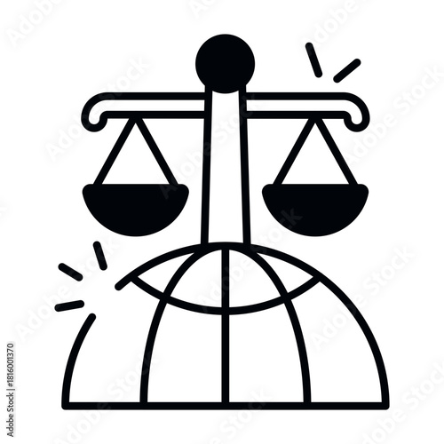 Vector design of global justice 