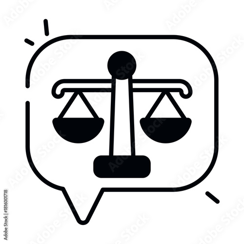 Modern design icon of legal advice 