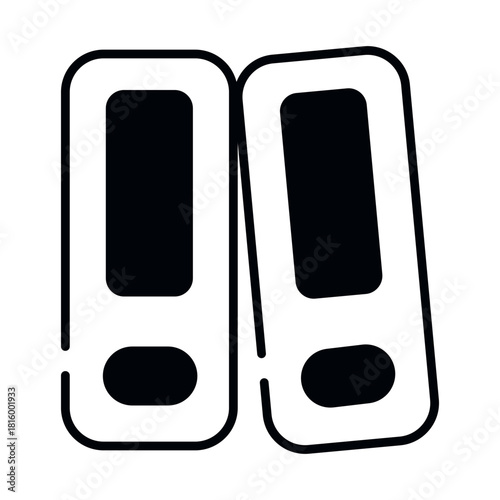 A premium download icon of binders