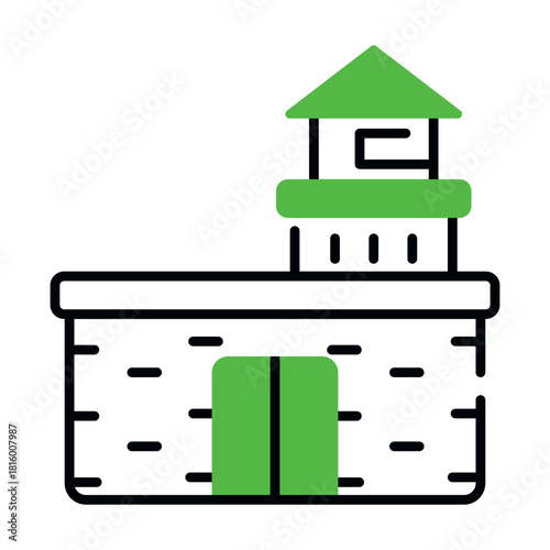 Perfect design icon of military base 