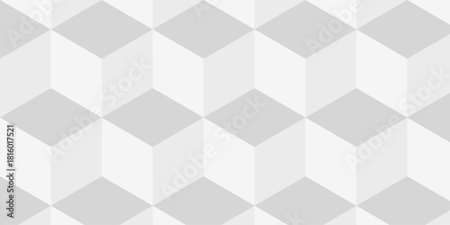 Cubic pattern and seamless cube grid hexagon technology background. Geometric pattern illustration mosaic, square and triangle wallpaper.	
