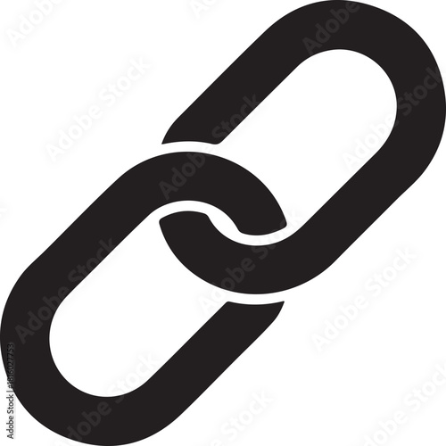 Tableau sur toile Link icon. Vector illustration