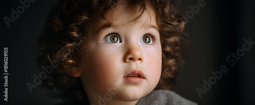 Wide-eyed child a curious explorer diving into the sea of wonder.