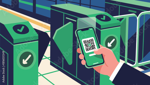Seamless QR Code Scanning for Public Transit Access