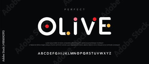 Minimal modern luxury logo alphabet font. Typography abstract sans serif technology, electronic, movie, future, creative brand logos fonts. vector illustration