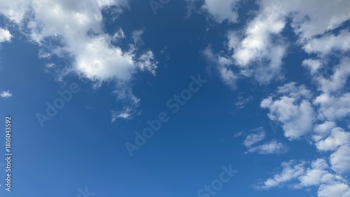 blue sky with clouds