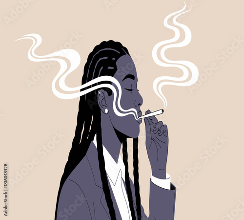 Illustration of a person feeling overwhelmed and stressed, hiding under an office desk, surrounded by work items, symbolizing workplace burnout and anxiety